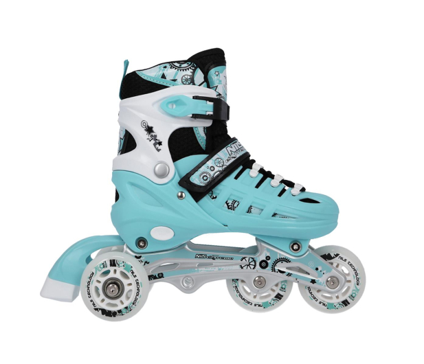 Nils Extreme Łyżworolki 4w1 NH10905 rozm. M (35-38) Miętowe - 1121344 - zdjęcie 5